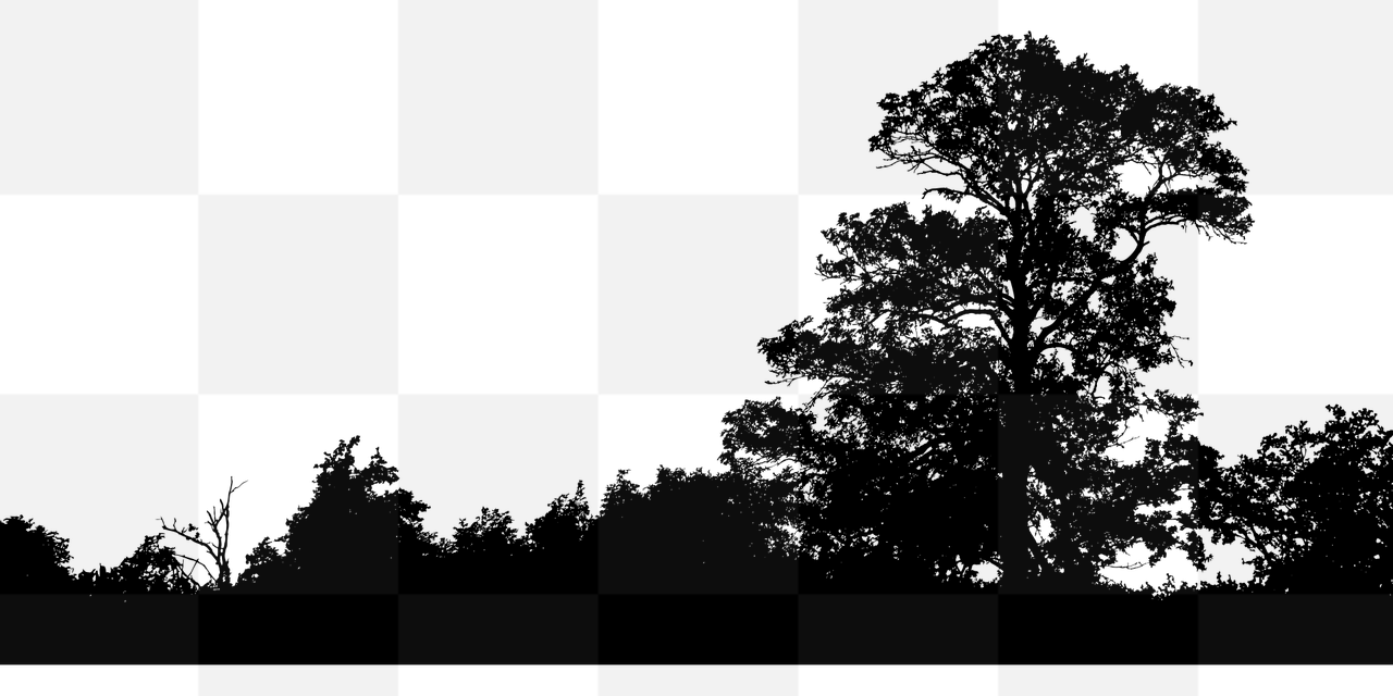 Stunning Silhouette Landscape Vectors with Transparent Background for Graphic Design - Free Download PNG Images