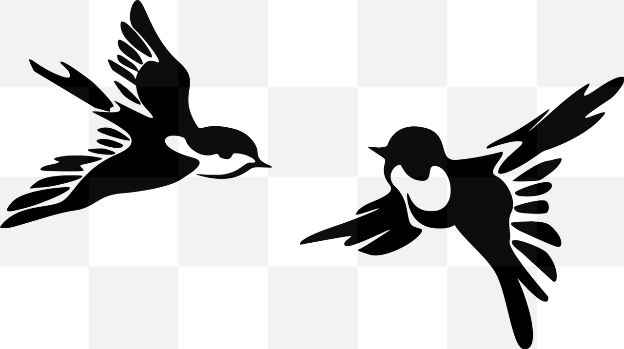 Stunning Stylized Bird PNGs with Transparent Background for Easy Graphic Design