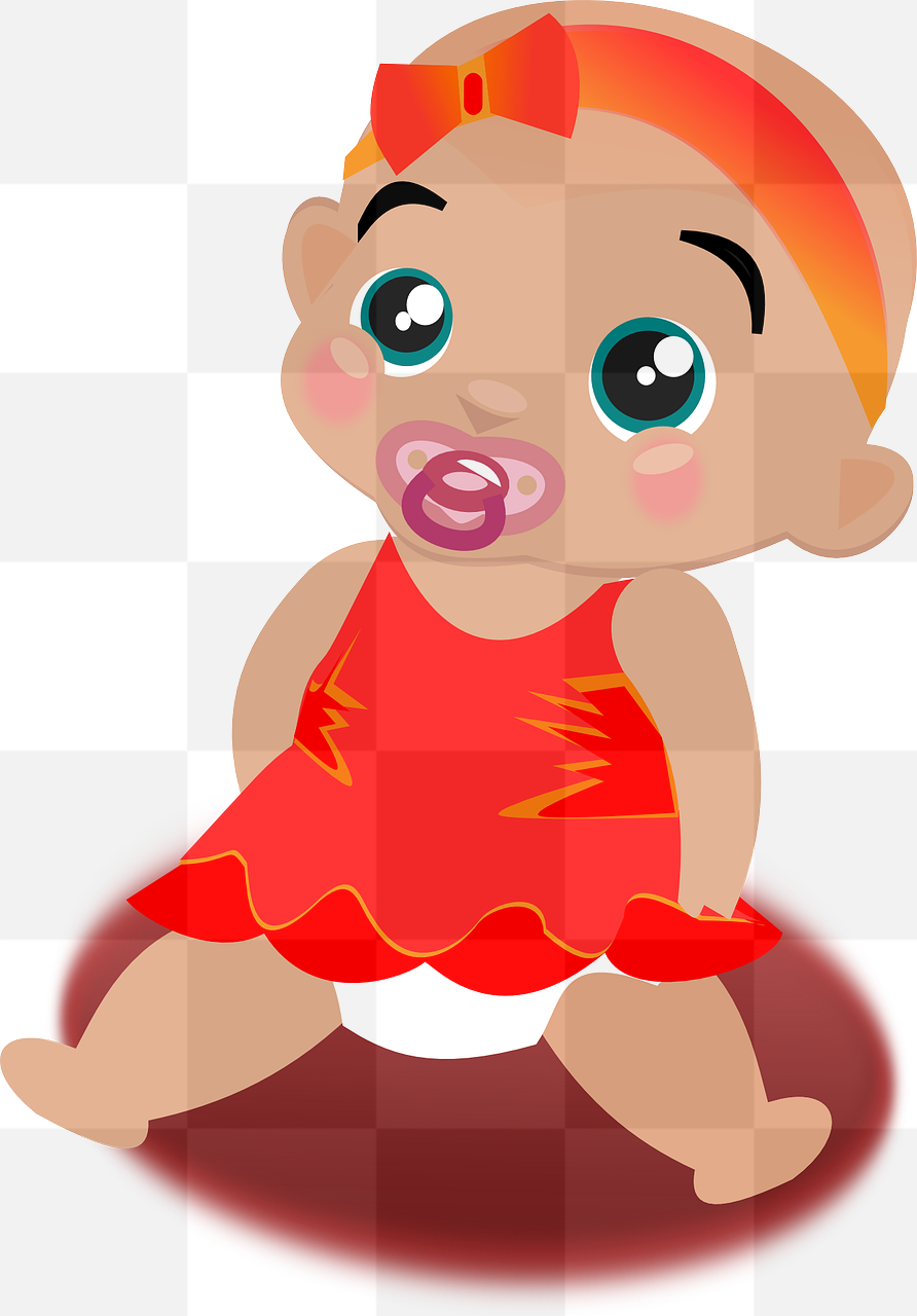 Sweet and Adorable Baby Girl PNG Images with Transparency for Your Design Needs