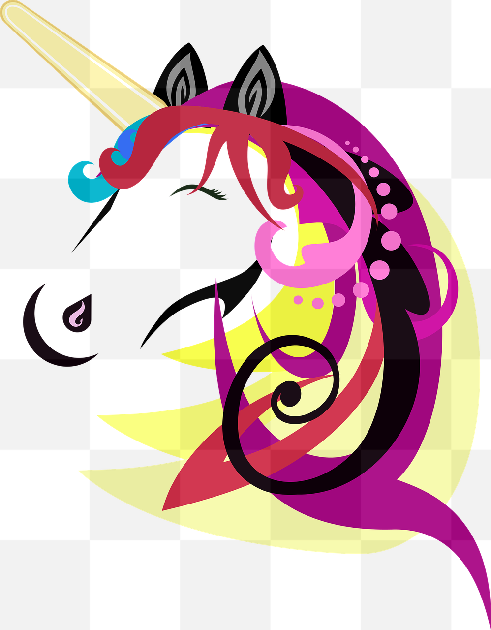 Unleash Your Inner Creativity with Free PNG Unicorn and Horse Cartoon Images for Graphic Design and Advertising