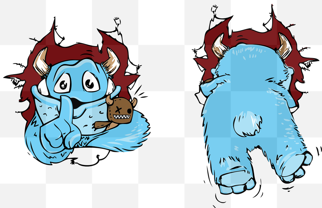 Cute Monster Images for Funny Backgrounds: Free Download in PNG Format
