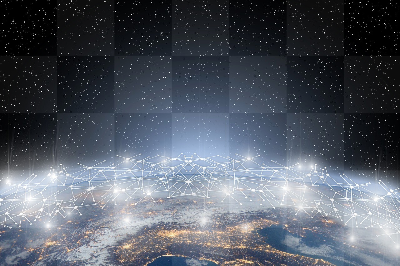 Discover Stunning Network, Globalization and Earth Galaxy Backgrounds - Free Download in JPG Format