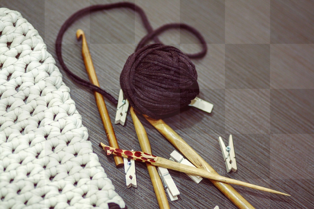 Download Free Crocheting and Yarn Inspired Knitted and Fabric Textures for Backgrounds and Design Projects