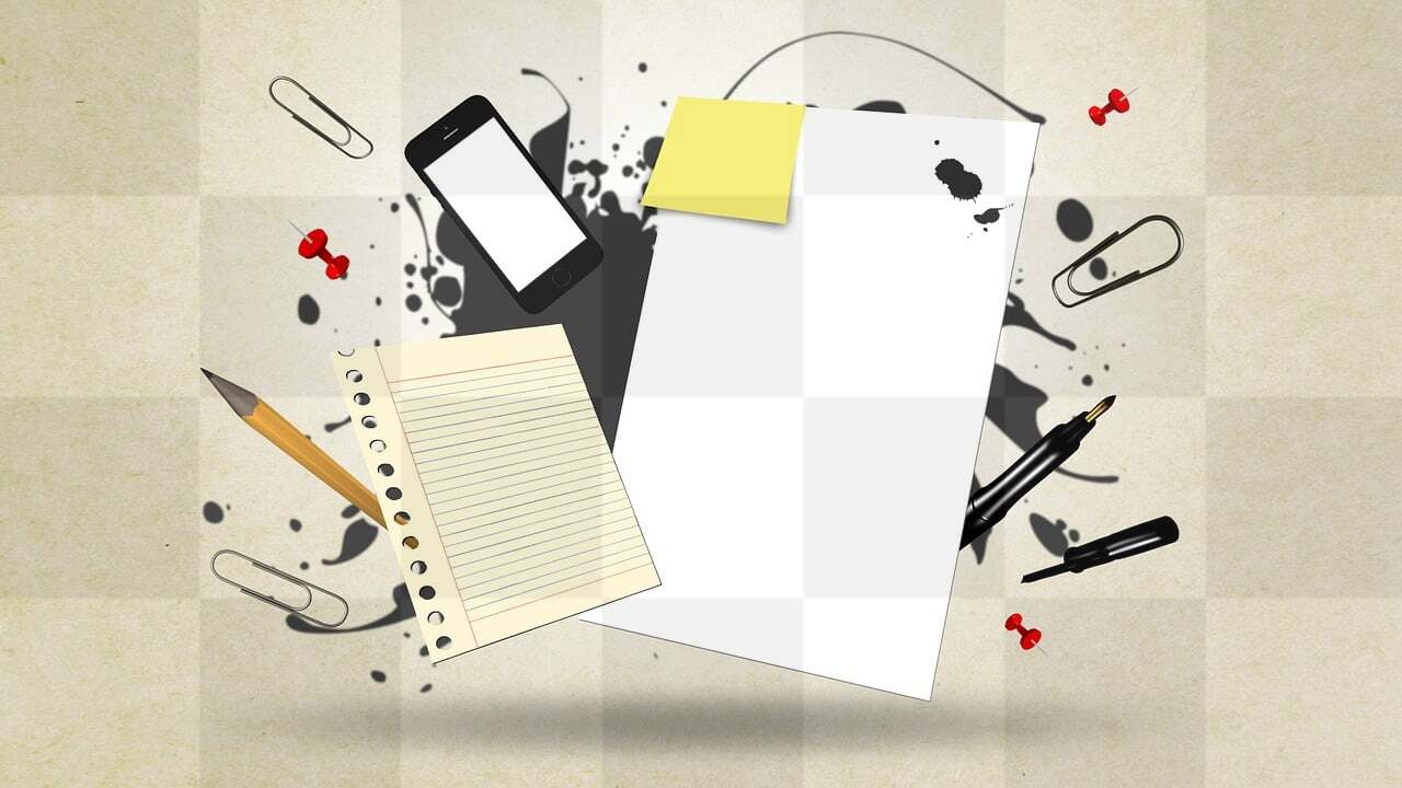 Free Downloadable School Supplies Stationery and Notes Abstract Backgrounds in JPG Format for Graphic Designers and Social Media Styling