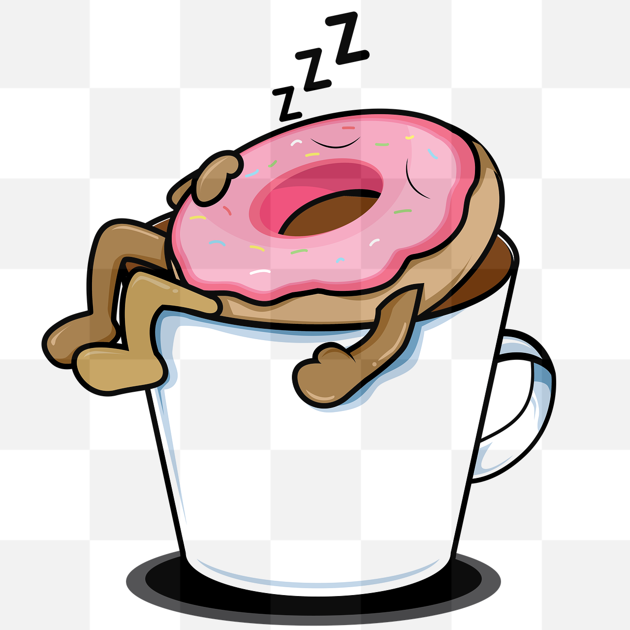 Free Funny Coffee Cartoons: Download Backgrounds and PNG Images for Graphic Design and Advertising