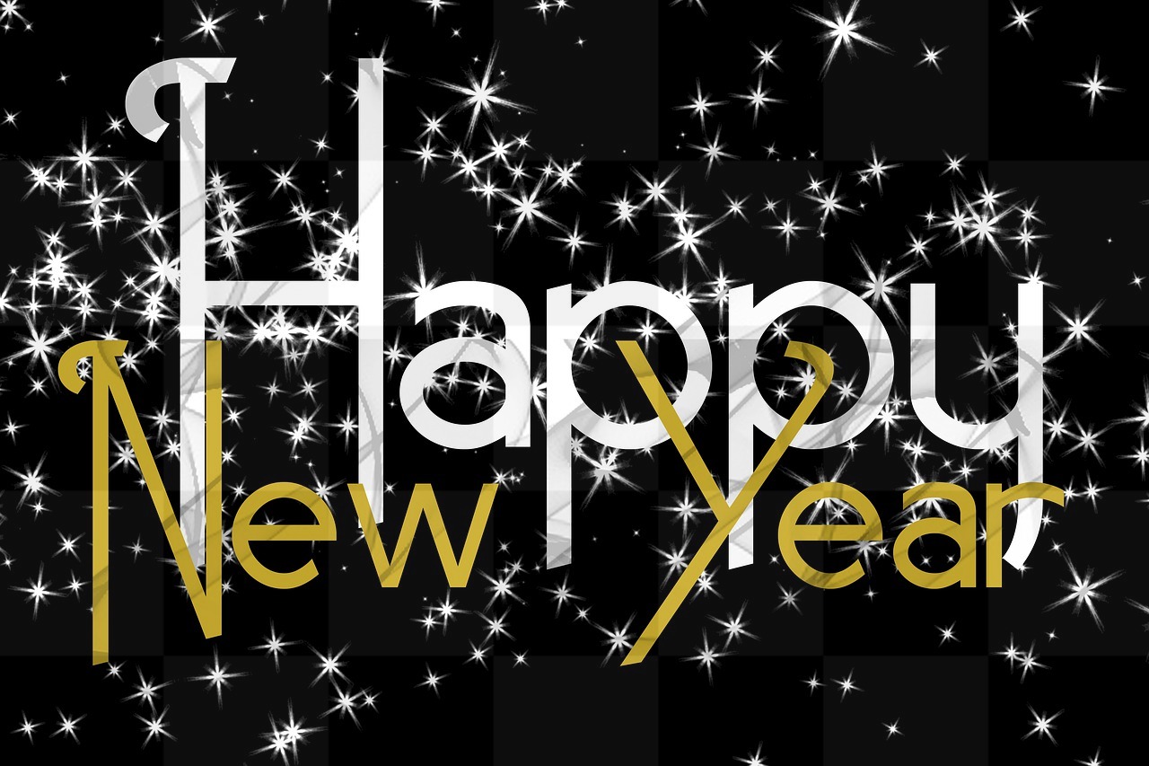 New Year's Eve Celebration: Free Downloadable Fireworks and Happy New Year Backgrounds in JPG Format