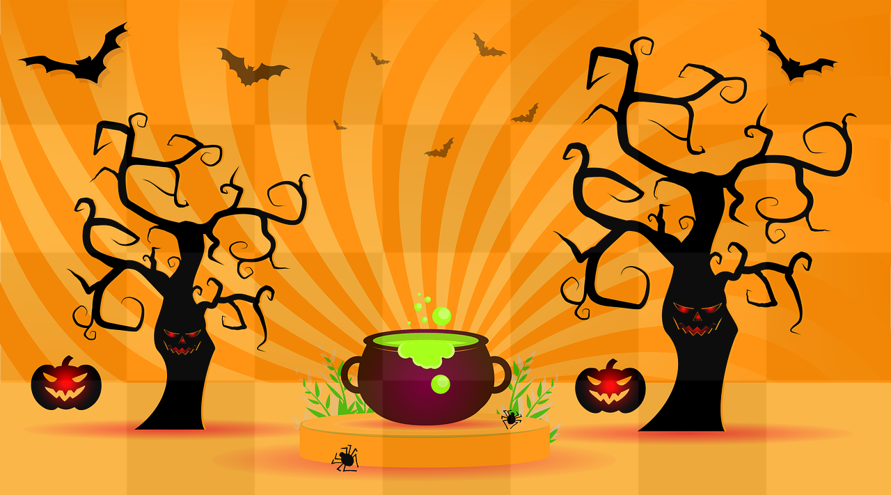 Spooky Halloween Backgrounds - Free Download in PNG Format for Graphic Design, Web Design, and Social Media Styling