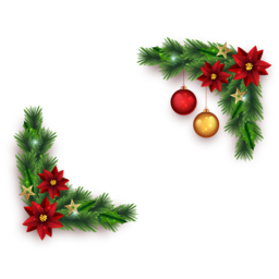 Christmas Tree Branches With Colorful Balls. Merry Christmas!. Christmas tree with colorful decoration ball. Christmas ornaments, baubles, Christmas...