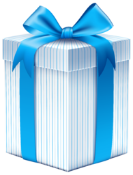 Blue gift box. Christmas gift. Christmas super gift for boy. Blue ribbon. Blue Christmas Gift Box. Blue gift box illustration. Сhristmas present. The...