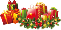 My favorite Christmas present this year. Christmas ornament. PNG image. Christmas gift. Happy New Year. Festive Elements. Gift box. Ribbon. Christmas present. Super gift boxes, toys, baubles. Merry Christmas.