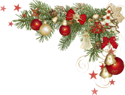 Christmas tree branch. Free Christmas PNG Images With Transparent Background. Christmas tree toy in red. Set of toys for the christmas tree in red...