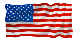 The best PNG. Flag of the United States develops in the wind. American Flag In Wind Image. Flag of the America develops in the wind. PNG Image With Transparent Background. The best stock PNG.