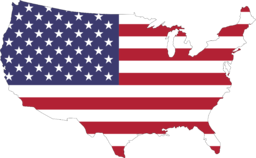 The best PNG. Flag of the United States of America. Free PNG Image With Transparent Background. National flag of the USA consisting of white stars (50 since July 4, 1960) on a blue canton with a field of 13 alternating stripes, 7 red and 6 white. Flag of the United States 2d image.