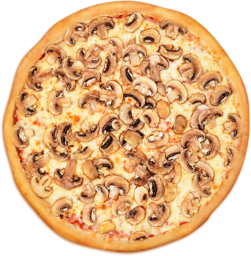 Transparent Background. Tasty dinner. PNG. Mushroom pizza. Mushrooms and parmesan cheese are a natural match. Food. Easy Mushroom Pizza. White...