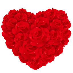 Heart Shaped Rose | Free PNG Image