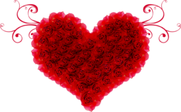 Heart Shaped Rose PNG | Free PNG Image