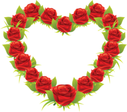 Heart Shaped Rose | Free PNG Image