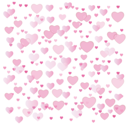 Valentine's day images. Many small red hearts. Red heart illustration. Love doesn't make the world go 'round, Love is what makes the ride...