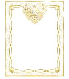 Free PNG images. Luxurious floral gold frame. Elegant gold flower frame. Classic gold flower frame. Elegant Gold Floral Frame PNG for Wedding Photos.