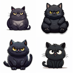 Free Download. Free PNG. The best PNG images. Free PNG Images for Design. Cute Animated Black Cat Sticker PNG. Cute Animated Cat Sticker PNG - Funny...