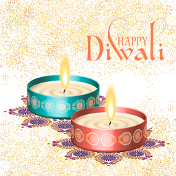 Diwali Bright and Colorful Festive Background PNG. The colors used in the background represent the joy, enthusiasm, and energy of the festival. Use this background for Diwali greetings, social media posts, banners, and more. The background features traditional Diwali elements such as diyas, rangoli designs, and fireworks.