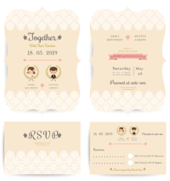 Wedding Invitation PNG Template | Free PNG Image