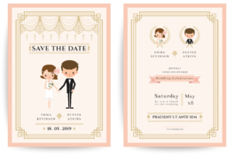 Wedding Invitation PNG Template | Free PNG Image