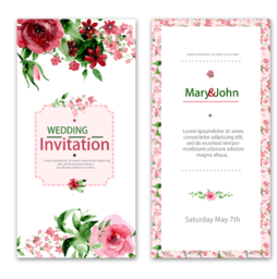 Wedding invitation template | Free PNG Image