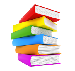 Illustrated Book Stack. Graphic PNG Image. Artistic Book Stack. Illustrated Books in Graphic PNG Format. Imaginative Book Collection. Graphic PNG...
