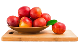 Crisp and Clean: Beautiful Red Apples in PNG Format