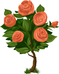 Stunning PNG Images of Roses, Trees, and Bushes - Perfect for Graphic Design and Advertising