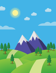 Stunning Landscape Images: Free PNG Downloads with Transparent Backgrounds for Graphic Designers