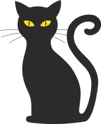 Halloween Silhouette Cats in Transparent PNG - Free Download for Designers and Graphics Use