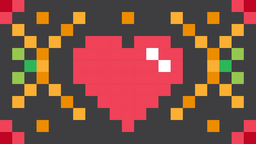 Free Heart Pixel Square PNG Images with Transparent Background for Graphic Design and Advertising