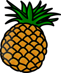 Vibrant Tropical Pineapple Fruit PNG Images: Perfect for Graphic Design and Advertising!