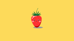 Sweet Strawberry Vectors: Kawaii Cartoon PNG Images with Transparent Backgrounds - Perfect for Graphic Design and Advertising!