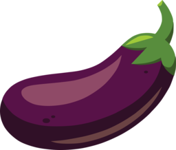 Download High-Quality Eggplant and Vegetable PNG Images with Transparent Background for Graphic Design and Advertising