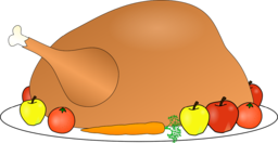 Discover Mouthwatering Turkey Dinner and Fruit Vectors with Transparent Background - Download for Free!