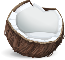 Get Creative with Stunning Coconut Icon PNG Images: Free Downloads with Transparent Backgrounds for Graphic Design and Advertising! | Free PNG Image