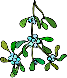 Get Festive with Free Downloadable Mistletoe PNG Images for Graphic Design and Advertising