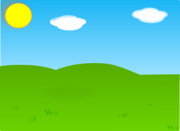 Stunning Summer Landscape PNG Images with Transparent Background – Perfect for Graphic Design and Advertising!
