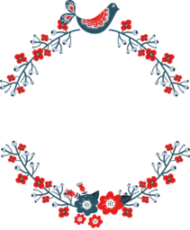 Stunning Floral Wreaths and Frames in PNG Format: Perfect for Graphic Design and Advertising