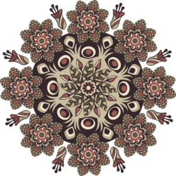 Free Downloadable PNG Mandala and Floral Patterns with Transparent Backgrounds for Graphic Design and Advertising