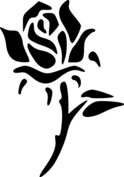 Beautiful Rose Silhouettes: Free Transparent PNG Downloads for Graphic Design and Advertising