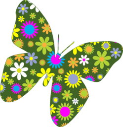 Download Beautiful Butterfly and Floral Vector PNG Images with Transparent Backgrounds for Graphic Design and Advertising