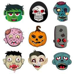 Free Halloween PNG Images with Transparent Backgrounds for Graphic Design and Advertising