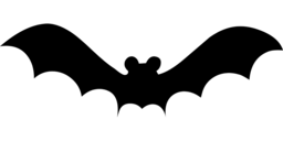 Halloween Bat Silhouette PNG Images with Transparent Backgrounds for Graphic Designers