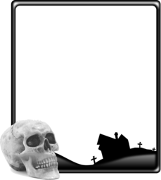 Spooky Skulls and Frames: Download Free PNG Images with Transparent Background for Halloween Graphics