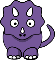 Adorable Purple Cartoon Dinosaurs: Free Transparent PNG Images for Graphic Design and Advertising