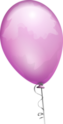 Free Downloadable Purple Balloon Vectors with Shiny Finish and Transparent Backgrounds for Your Happy Birthday Graphics and Advertising Needs